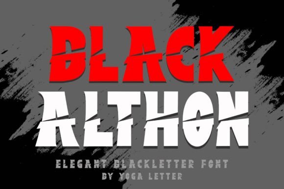 Black Althon: A Typeface for Editorial Elegance