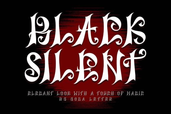 Black Silent: A Refined Blackletter Typeface for Modern Editors