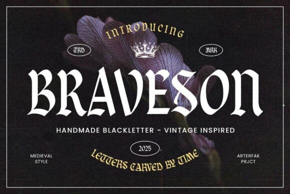 Braveson Typeface for Bold Branding