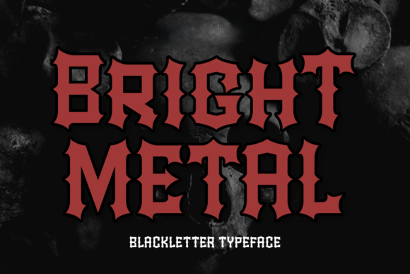 Bright Metal Typeface for Bold Campaigns