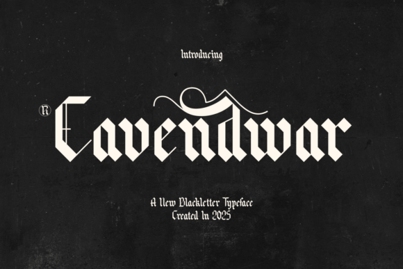 Cavendwar Typeface for Bold Digital Branding