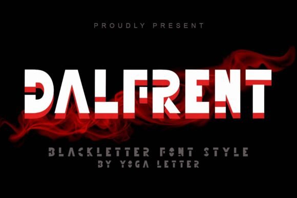 Dalfrent: An Elegant Blackletter Typeface for Editorial Design