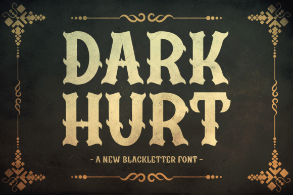 Dark Hurt Font for Bold Brand Identity