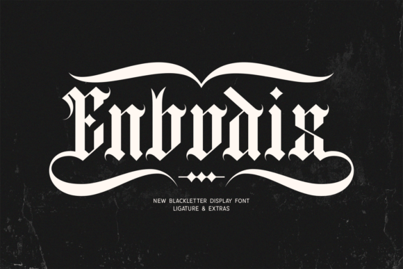 Enbodis Typeface for Bold Maker Branding
