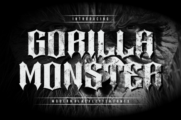 Gorilla Monster Font for Bold Web Design
