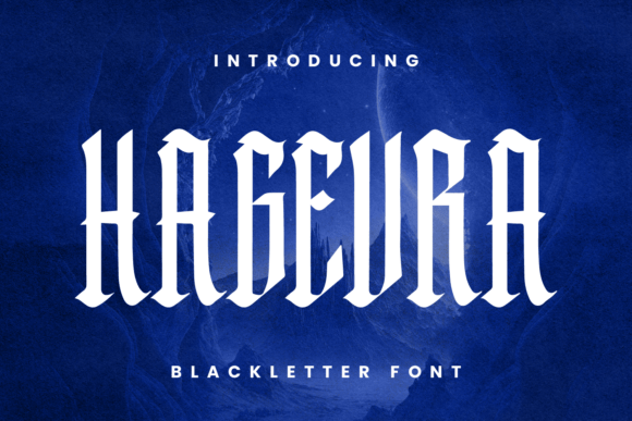 Hagevra: A Bold Blackletter Font for Modern Web Design