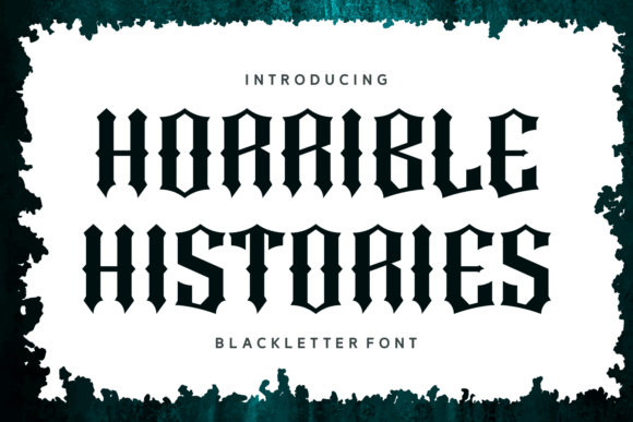 Horrible Histories Typeface for Editorial Design