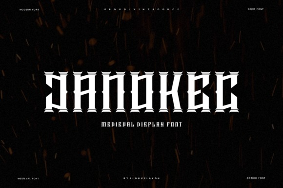 Janokec Font: Bold Blackletter for Crafters