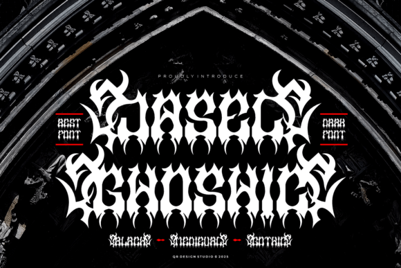 Jasel Ghoshic: Bold Blackletter Font for Digital Impact