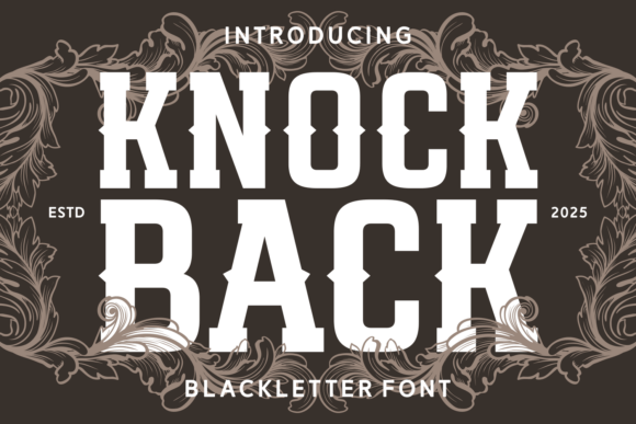 Knock Back Font for Bold Web Headlines