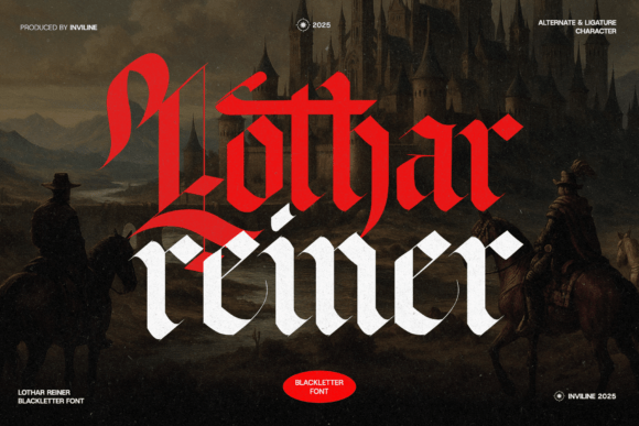 Lotharreiner Regular Typeface for Makers