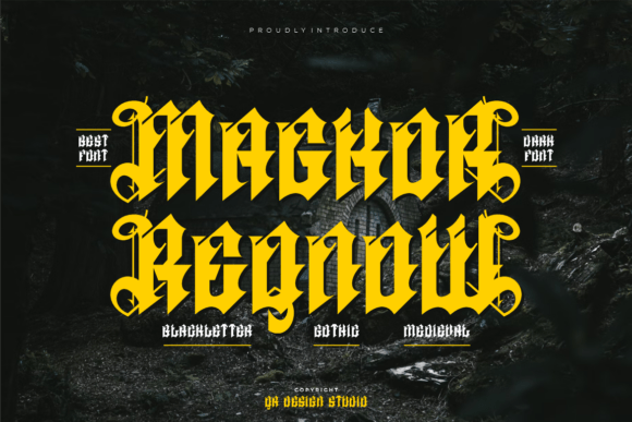 Magkor Reqnow Typeface for Editorial Design