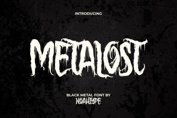 Metalost: The Ultimate Grunge Blackletter Typeface