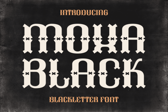 Moxa Black Typeface for Modern Web Design