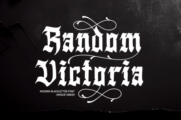Random Victoria Font for Modern Web Design