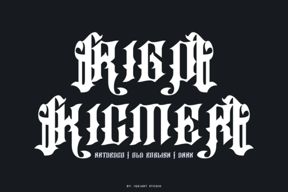 Rigo Kicmer Typeface for Bold Branding