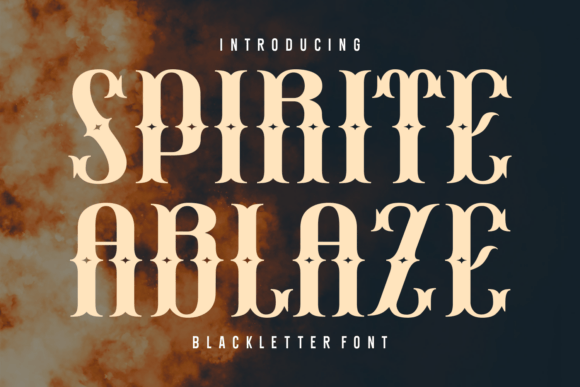 Spirite Ablaze Font for Bold Craft Designs