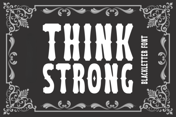 Think Strong Typeface for Bold Editorial Design